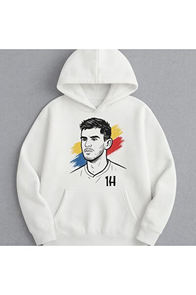 CLASSY.MODA هودي 1H – تصميم بورتريه بألوان علم رومانيا |   سويت شيرت بقلنسوة ...