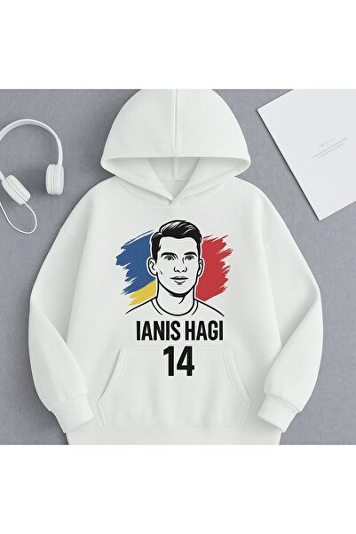 CLASSY.MODA هودي إيانيس هاجي 14 |   سويت شيرت بعلم المنتخب الوطني الروماني | ...
