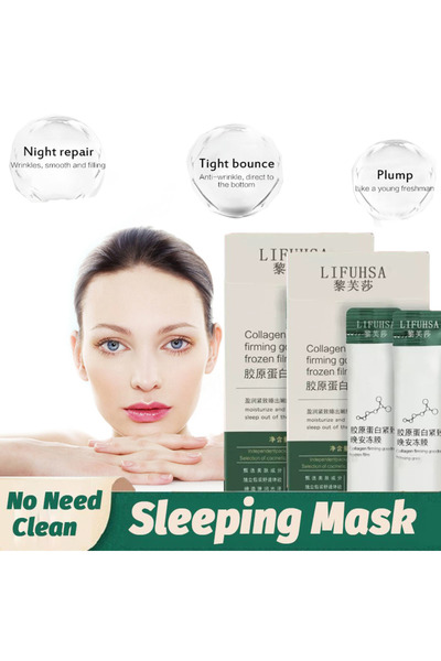 COLLAGENA Lifusha Collagen Firming Sleeping Mask - 4 ml × 20 Pcs