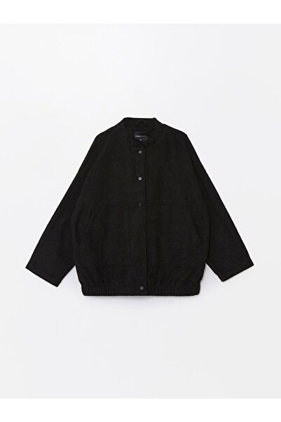 LC Waikiki College Collar Oversize Women's Bomber Coat
