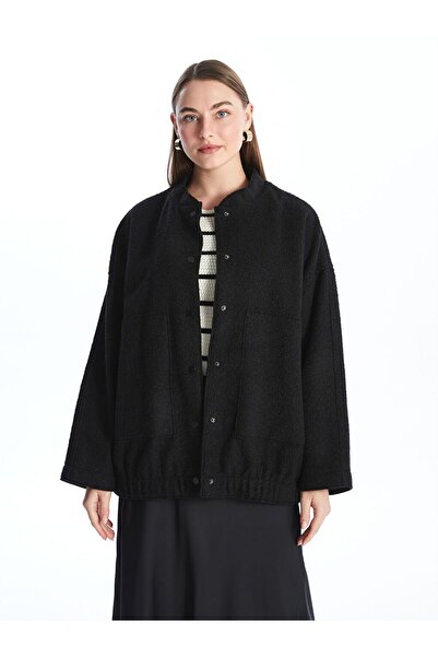 LC Waikiki College Collar Oversize Women's Bomber Coat