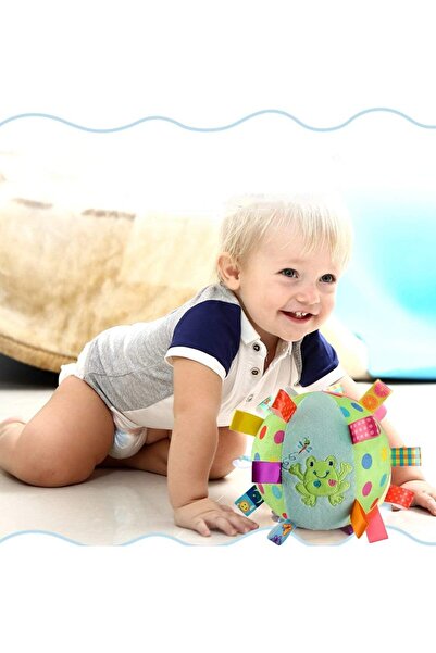 Sozzy Sensory and rattle ball for babies, frog