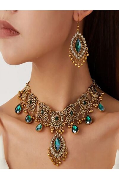 Alyas Aksesuar مجموعة على الطراز البوهيمي الشرق أوسطي لحفلات الزفاف والهنا