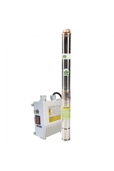 Golden Fish Pompa submersibila, tun lung cu panou comanda 75QJD 1.8-54/15-0.55, 750 W, 40 m inaltime, 3 mc/h, 1"