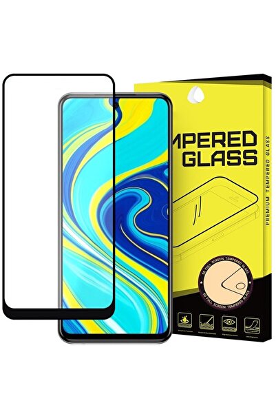 Atlas 5D Πλήρης αυτοκόλλητη μεμβράνη γυαλιού XIAOMI Redmi Note 9 Pro (Μαύρο) ...