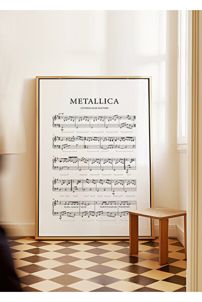 ARTHOUSECOLLECTIVE Αφίσα Metallica - Nothing Else Matters Αφίσα μουσικής με σημειώσεις - Αφίσα χωρίς πλαίσιο σε μεγέθη πίνακα
