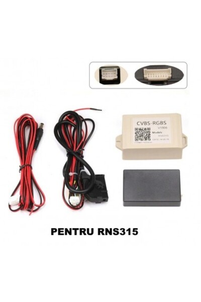 Xenon Bright Video interface, CVBS-RGBS converter for mounting an aftermarket rear view camera to RNS315