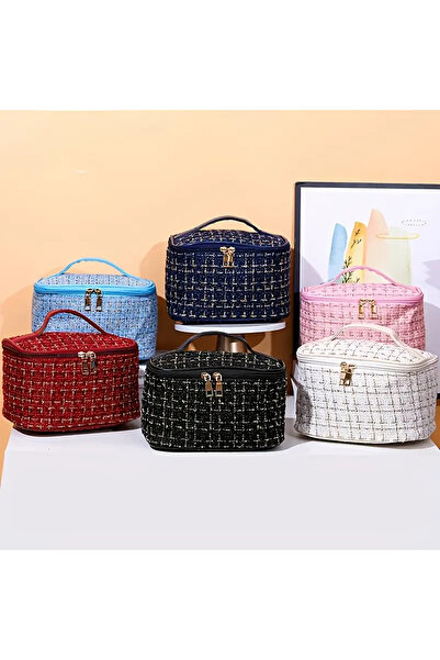 CEDAN Жіночий футляр для макіяжу великої місткості Портативний футляр для макіяжу Дорожній футляр для макіяжу