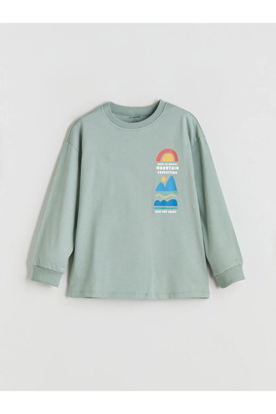 LC Waikiki Crew Neck Printed Boy's T-Shirt