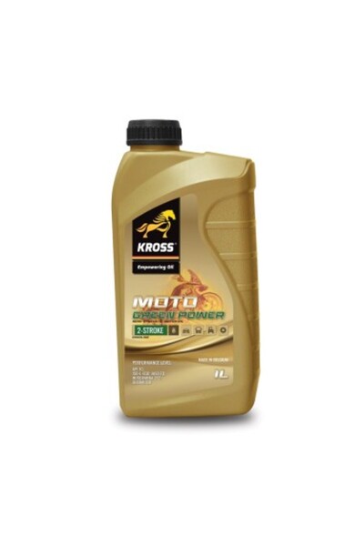 KROSS Ulei de motocicletă 2T Power Green, 1L