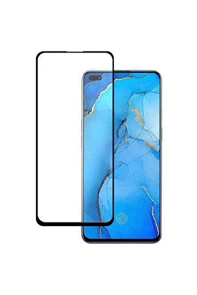 Atlas 5D Γυάλινη μεμβράνη OPPO Reno 4 Lite (Μαύρο) Πλήρης κόλλα