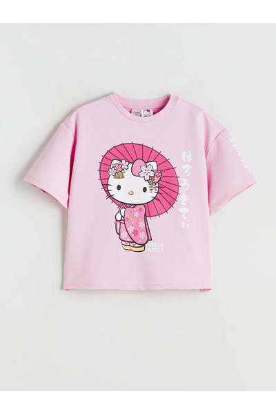 LC Waikiki Hello Kitty Printed Girls' T-Shirt and Sweatpants Set of 2