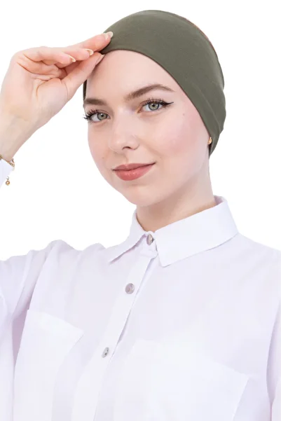 Modish Group Women's Hijab Bandana Combed Cotton Non-Slip Ready-To-Wear Shawl under Scarf Bonnet Comfortable Use