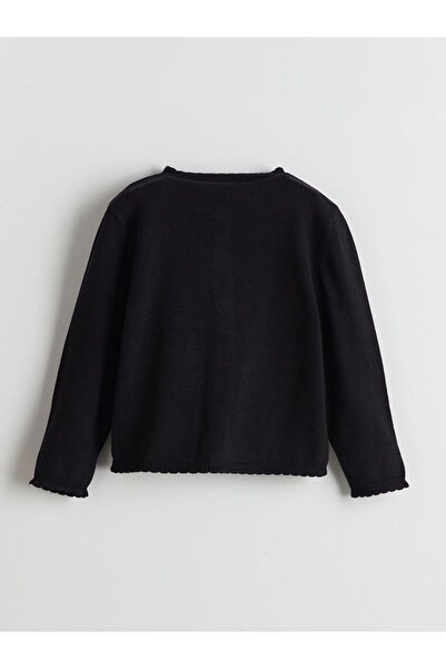 LC Waikiki Lcw Kids Crew Neck Girl's Knitwear Cardigan