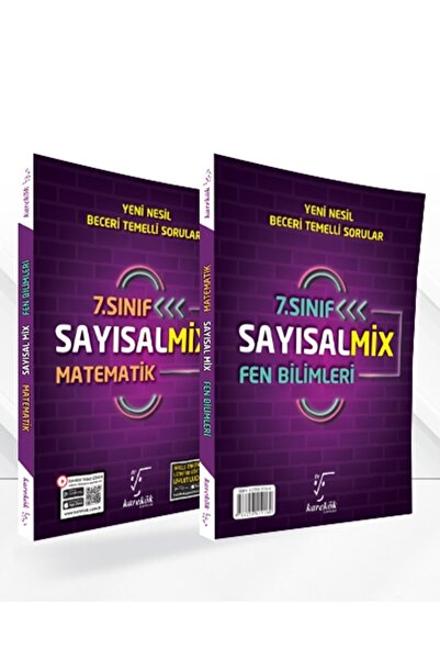 Karekök Yayınları 2025-2026 Müfredat 7. SINIF SAYISAL MİX (MATEMATİK-FEN BİLİ...