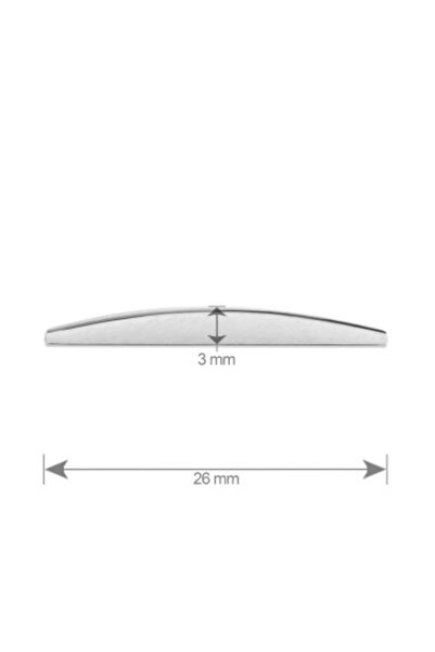 Mega Drive Car ornament 3D Letter W 26 MM Chrome