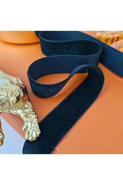 pegu baby collection Black Velvet 2 cm Ribbon, Shipped in 2 Meter Lengths.