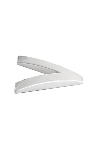 Mega Drive Car ornament 3D Letter V 26 MM Chrome