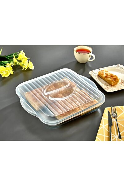 Myplas Plastic Round + Square + Rectangular Pyrex Cover Set of 3