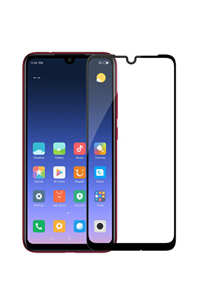 Atlas 5D Γυάλινη μεμβράνη XIAOMI Redmi Note 7 (Μαύρο) Πλήρης κόλλα