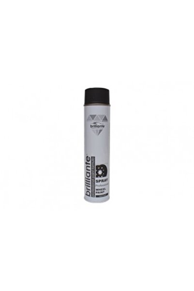 BRILLIANTE Vopsea spray pentru jante, negru mat, 600 ml, negru
