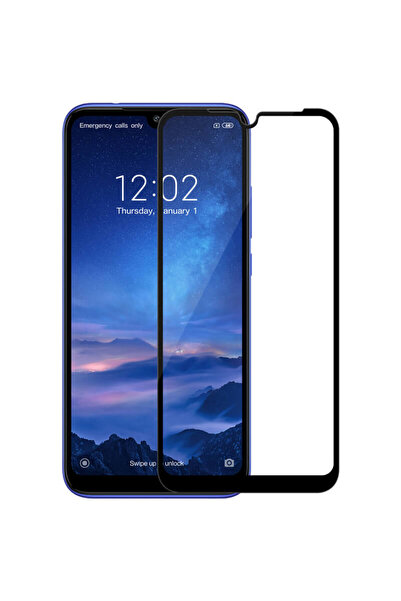 Atlas 5D Γυάλινη μεμβράνη XIAOMI RedMi 7 (Μαύρο) Πλήρης κόλλα