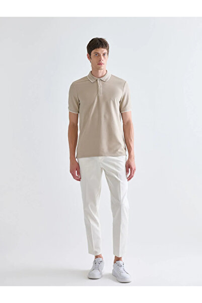 LC Waikiki Ανδρικό μπλουζάκι Polo Neck Combed Cotton