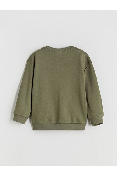 LC Waikiki Lcw Kids Crew Neck Dinosaur Printed Boys' Sweatshirt and Sweatpants 2-Piece Set