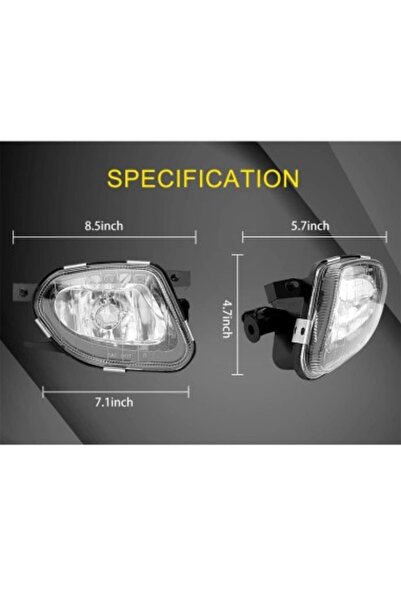 Xenon Bright Left fog lamp Mercedes-Benz E-Class W211, Sprinter W906 - A2118201156, 2118201156
