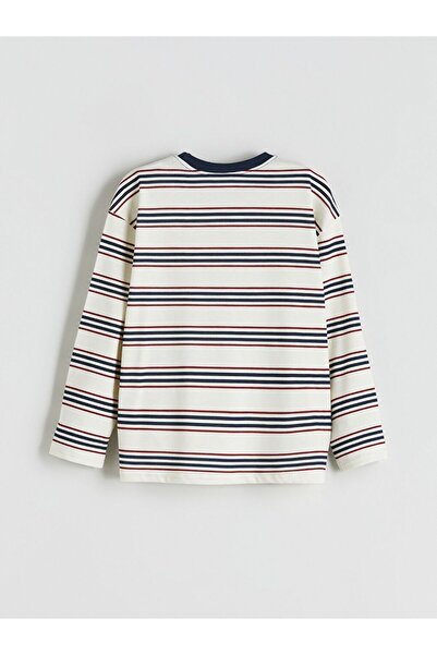 LC Waikiki LCW Παιδικό μπλουζάκι με ριγέ μακρυμάνικο για αγόρια