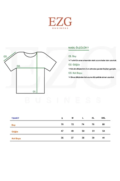EZG Business Manifest Music Band Design Printed T-Shirt Unisex 100% Cotton Breathable Thick Fabric T-Shirt
