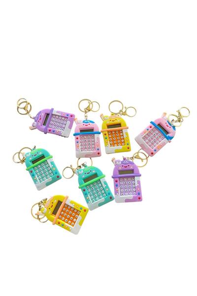 Tatlı Sebep Mini Hesap Makinesi Labirentli Oyun Anahtarlık