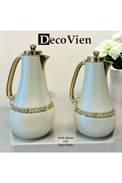 Olca AYMET HOME ÖZEL LÜX İÇİ CAM TERMOS 2 Lİ TAKIM (2600A)