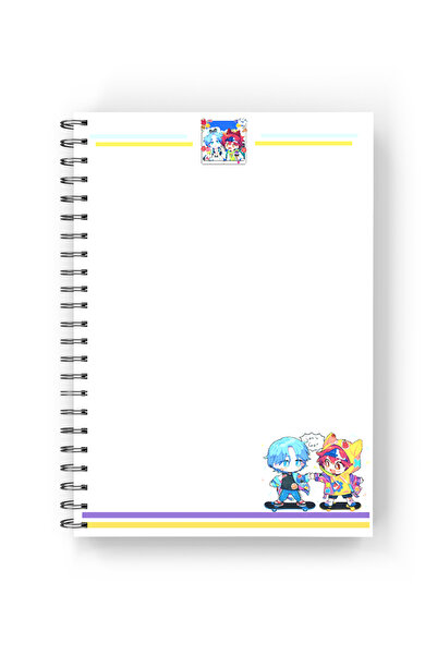 nihonwosekai S8 The Infinity 2 buc. Caiet cu spirală Anime A5, 50 de coli Reki și Langa