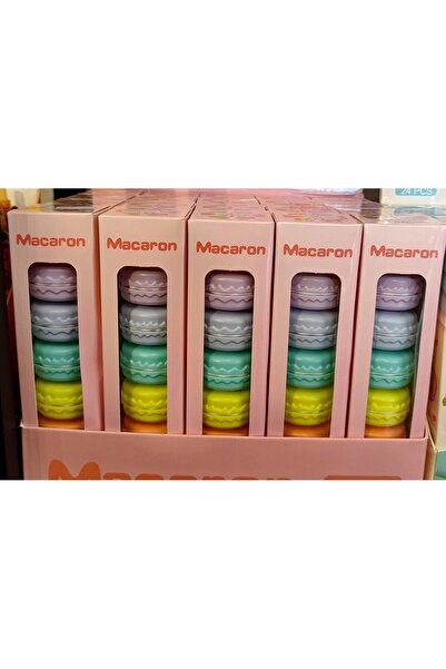 ada çanta kırtasiye Macaron Model Highlighter Pen 6 Colors in One (1 Piece)