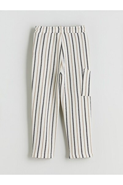 LC Waikiki Lcw Kids Striped Boys' Cargo Sweatpants