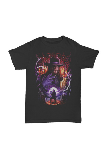 l'eivor The Undertaker Printed Cotton T-Shirt