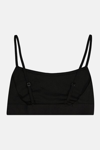 Calvin Klein Women Brand Logo Non Padded Bralette, Black
