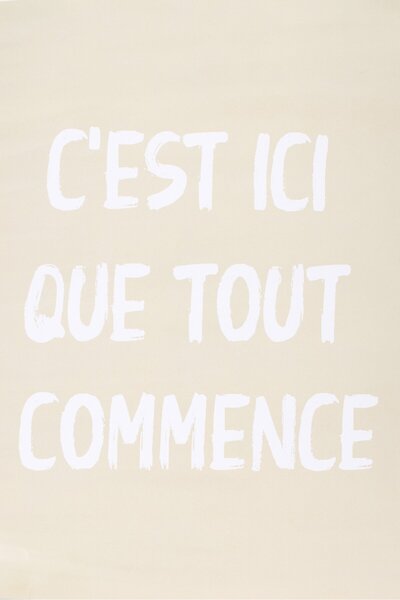 Muy Mucho This Is Where It All Begins Poster Board, Brown