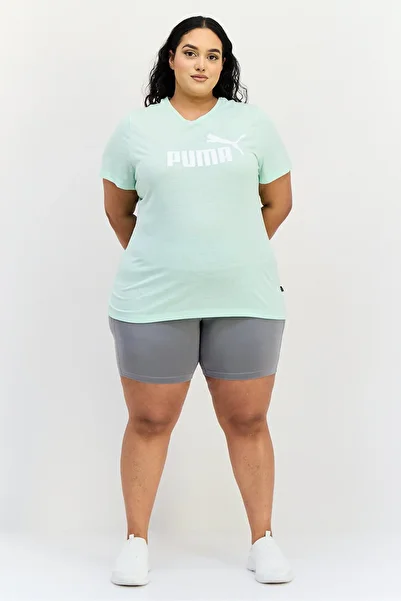 Puma Women Sportswear Fit Brand Logo Training Top, Mint Green
