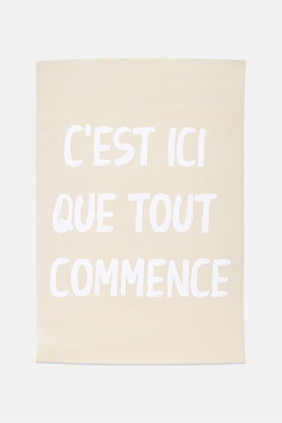 Muy Mucho This Is Where It All Begins Poster Board, Brown