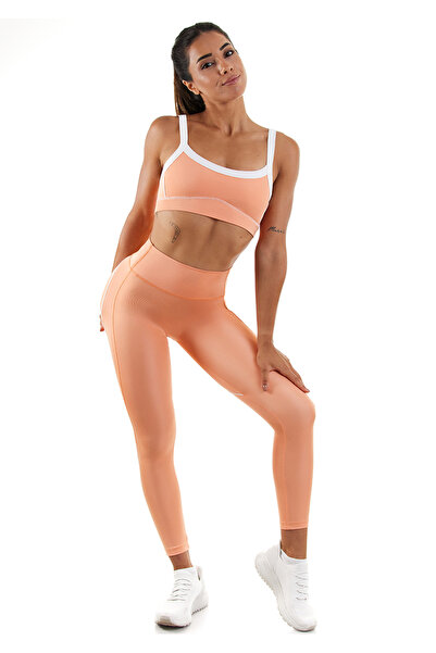 Sour Cherry Love Cherry Серцеподібний безшовний топ з білими швами