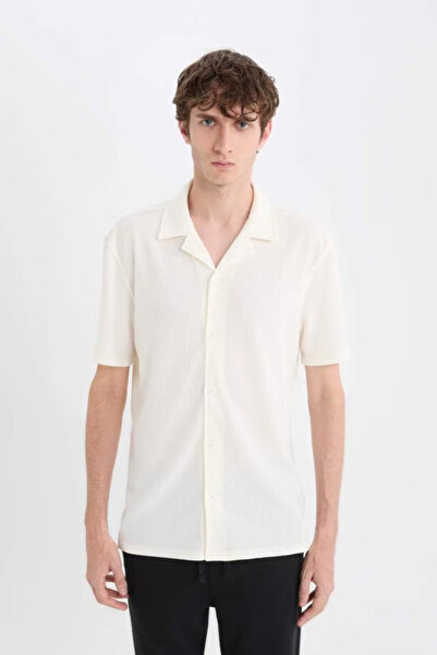 DeFacto Men's Short Sleeve Shirt C4125Ax/Wt16
