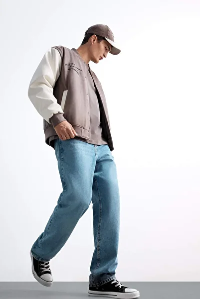 DeFacto Baggy Fit Wide Leg Jeans E8422Ax25Au