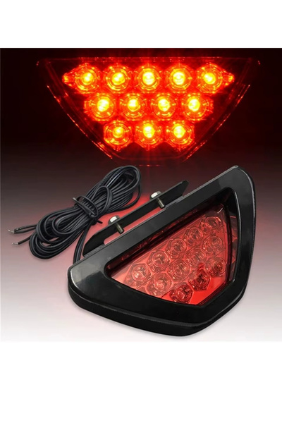 MeyZone F1 Stop Lambası Uyumlu Arka Stop Ledi F1 Led Fren Lambası Kırmızı Fre...