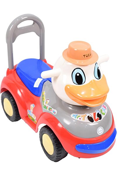 erorex 2110Mr Duck Push Car With Music Red
