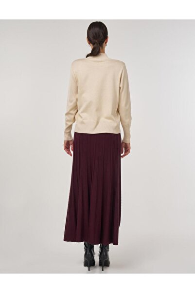 Kayra Basic Viskon Triko Kazak Taş