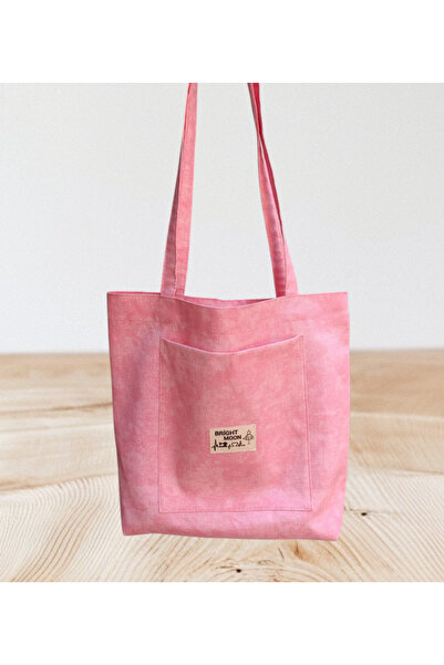 bright moon Women's Linen Handbag 45X45 cm