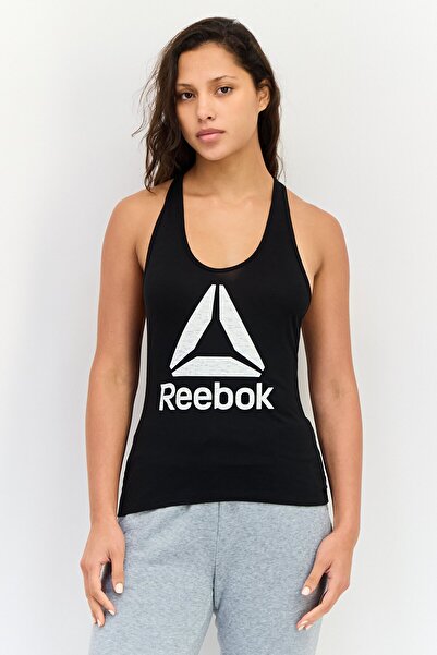 Reebok Women Sportswear Fit Sleeveless Training Tank Top, Black