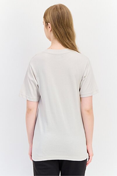 New Balance Women Relaxed Fit Short Sleeves Outdoor T-shirts, Beige